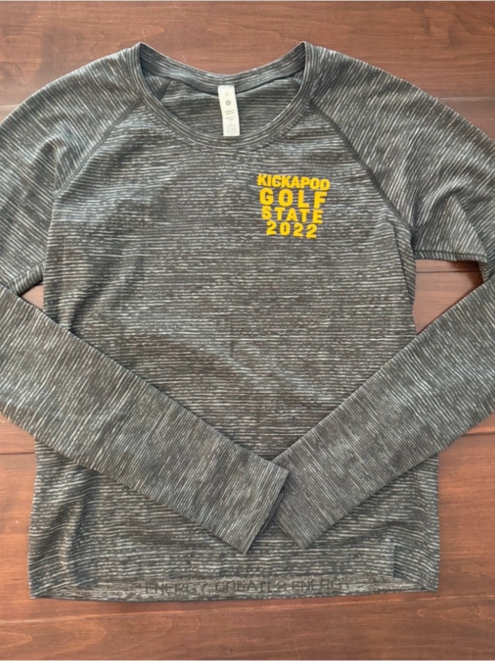 lululemon athletica Gray Long-Sleeve woman’s top swiftly